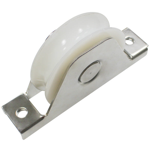 88mm Stainless Recessed Nylon Gate Track Wheel (GTR236) image 2