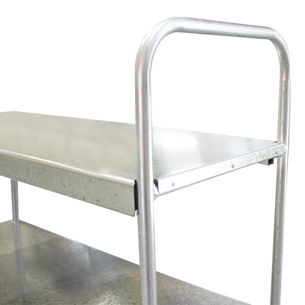 Wide 6 Wheel Stock Trolley Twin Platform Twin Handle | PGR301 image 1