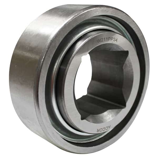 W211PP34 Square Bore Agricultural Bearing 101.6 x 41 x 44.45mm image 0