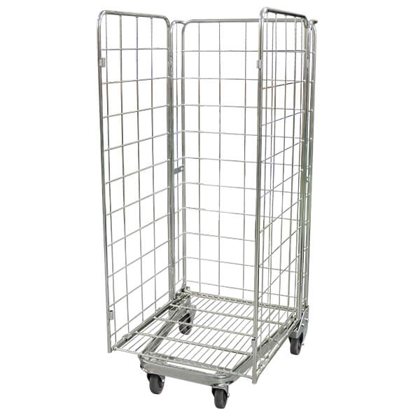 3 Sided Roll Cage Trolley 830x725x1720 (RCR009) image 1