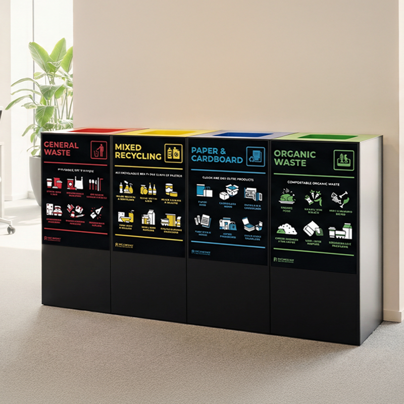 Waste Recycling Sign - Blue - Paper & Cardboard Recycling (WRSPAPER)