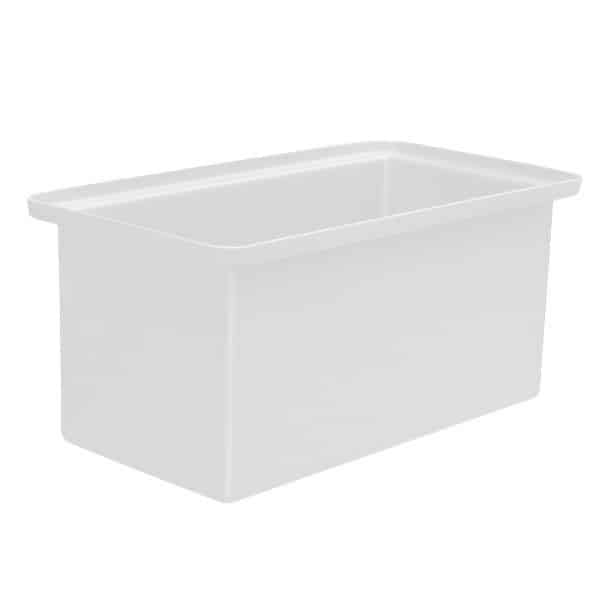 Natural 250L Straight Rotationally Moulded Plastic Tub image 0