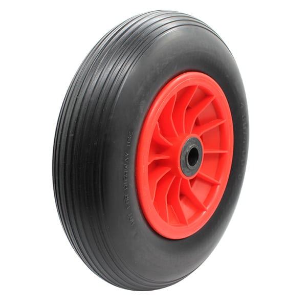 400mm Puncture Proof Nylon Beach Wheel | 1" Axle Diameter | PF1695-1PL image 0
