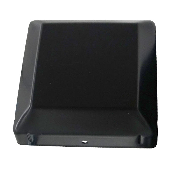 Square Black Steel Post Cap to Suit 100mm Square Posts | GTR317 image 0