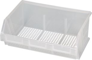 1H-064MPW - Mesh-pak 120 Storage Bin White image 0