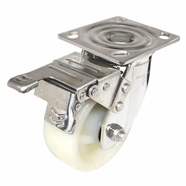 125mm Nylon Wheel 250kg Capacity Castor (S5380SLB) image 0