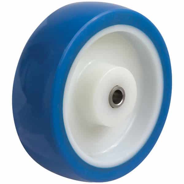 125mm Rebound Polyurethane Tyred Wheel | 15mm Axle Diameter (RP5072-375) image 0