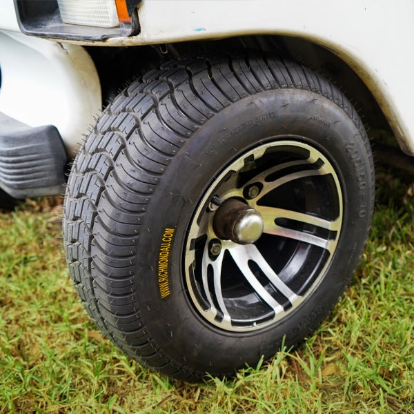 205/50-10 Pneumatic Golf Buggy Wheel With Mini 4 Stud Pattern Aluminium Rim And Golf Buggy Tyre (PN205-50-10MN) image 5