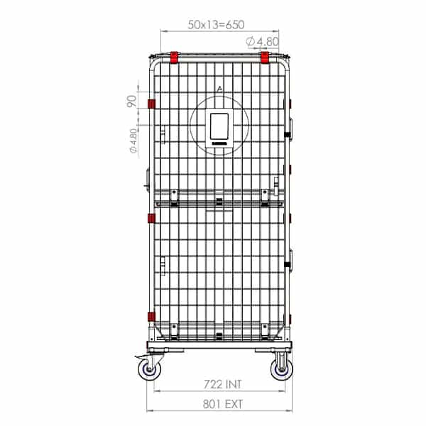 4 Sided Security Roll Cage – Z-Base (RCR511) image 2