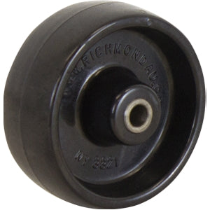 75mm Black Nylon Plain Bore Wheel | NY3321-31BLK image 0