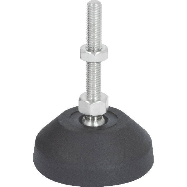 M8 Mild Steel Ball Joint Adjustable Levelling Feet | LVR600850S image 0