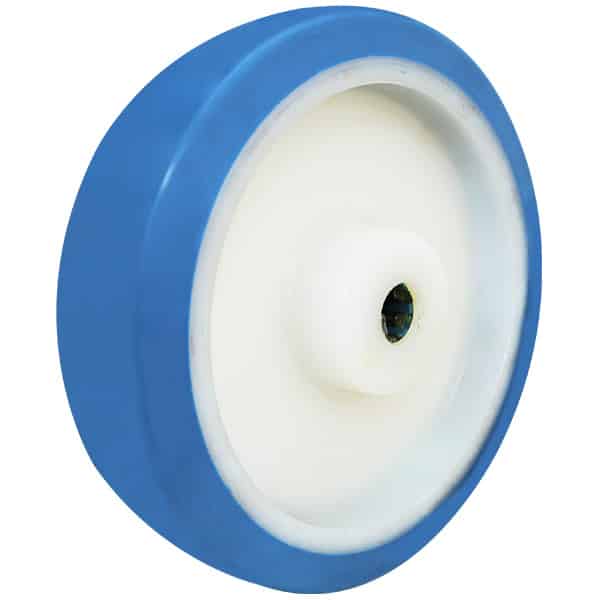 200mm Rebound Polyurethane Tyred Wheel | 20mm Axle Diameter (RP8072-M20) image 0
