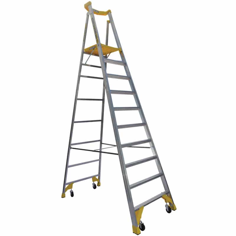 Bailey Aluminium Platform 10 Step Ladder 170KG | P170-10 FS13544 image 0