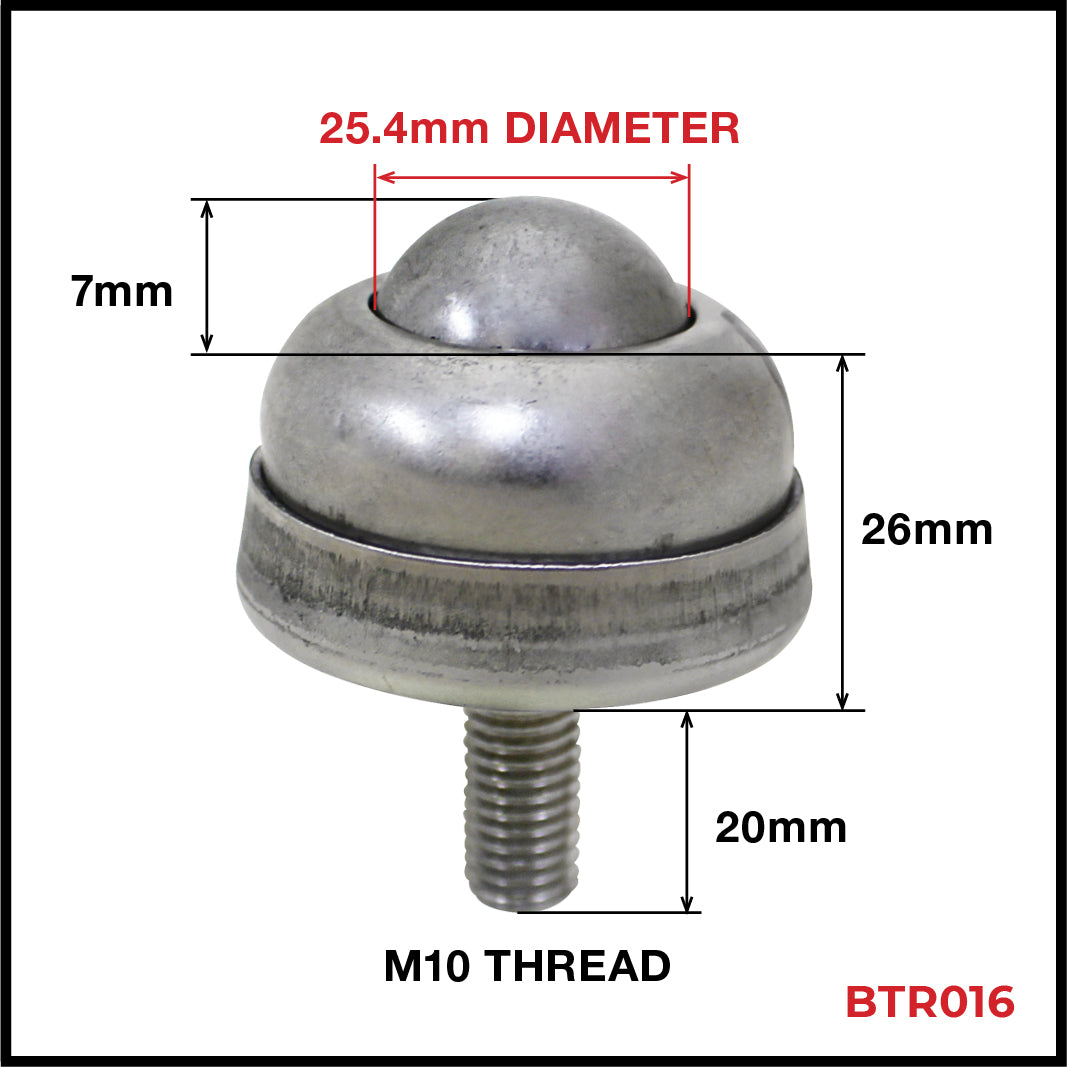 Richmond Stainless Steel Ball Transfers 45kg Capacity | BTR016 image 1