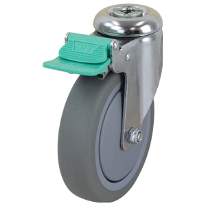 Richmond Castor Swivel with 125mm Institutional Rubber Wheel and Direction Lock (S5080D) image 0