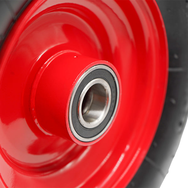 320mm Steel Centred Offset Pneumatic Wheel | 1" Axle Diameter (PN1270-1BB) image 4