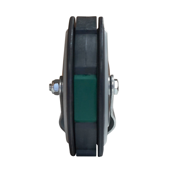 125mm Polyurethane Travelator Castor | 40mm Thread (S5165) image 4