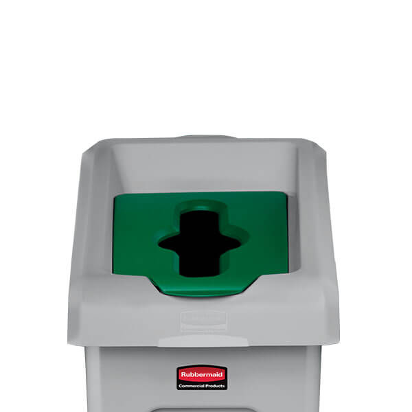 Slim Jim Recycling Station Green Mixed Recycling Lid image 0