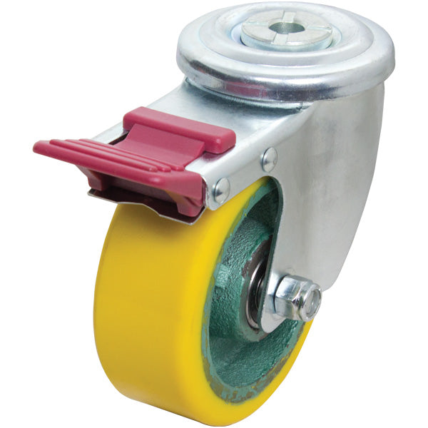 Richmond Castor Swivel with Polyurethane 125mm Wheel and Brake (S5220B) image 0