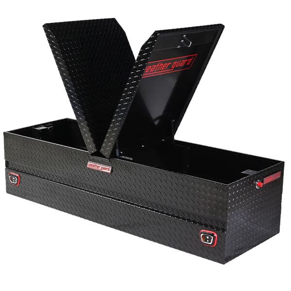 WEATHER GUARD Black Aluminium Gullwing Ute Box 1770 x 600 x 500mm (GW10012-BK) image 0