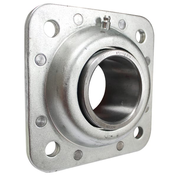 ST211-2 Flange Mount Round Ball Bearing Unit with Four Bolt Flange image 0