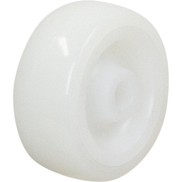 50mm White Nylon Plain Bore Wheel | NY204-31 image 0