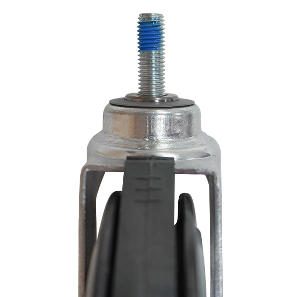 125mm Polyurethane Travelator Castor | 55mm Thread (S5166) image 3