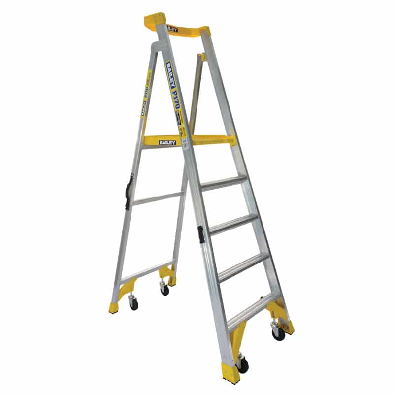 Bailey Aluminium Platform 5 Step Ladder 170KG | P170-5 FS13540 image 0