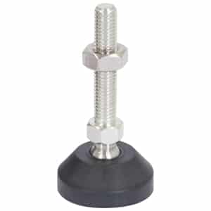 M10 Mild Steel Ball Joint Adjustable Levelling Feet | LVR401050S image 0