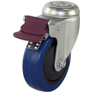 Richmond Castor Swivel with 100mm Rebound Rubber Wheel and Brake (S4483B) image 0