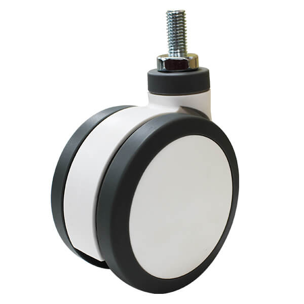 100mm Polyurethane Wheel 90kg Capacity Medical Castor (S4310) image 0