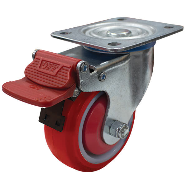 100mm Poly/Nylon Wheel 150kg Capacity Castor (S4602B) image 0