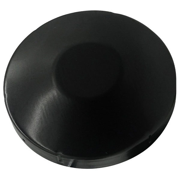 Round Black Steel Post Cap to suit 165mm OD Posts | GTR343 image 0