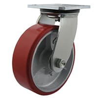 Richmond Castor Swivel with 150mm Polyurethane Tyred Wheel (S6655) image 0