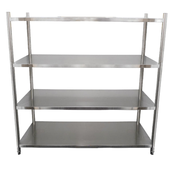4 Tier Commercial Stainless Steel Shelving - 1500(L) x 500(W) x 1550mm(H) (SHE010) image 2