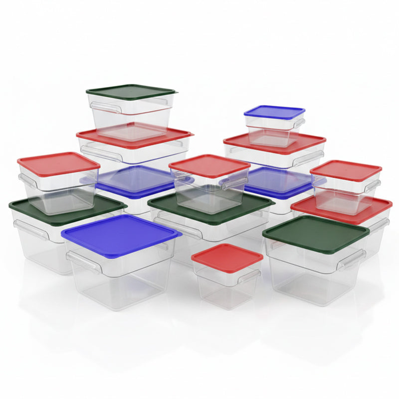 Complete Clear Polycarbonate Food Storage Container Kit (FSCKITALLCLR)