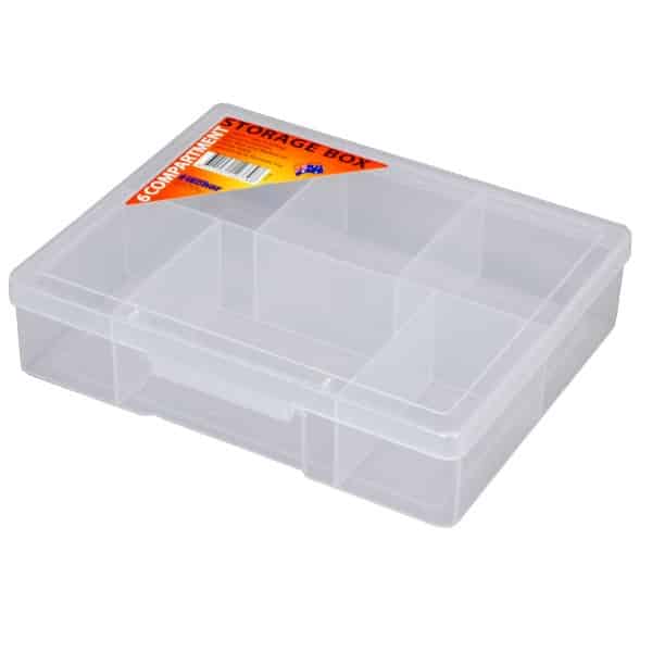 Fischer | 6 Compartment Storage Box | 1H095 image 0