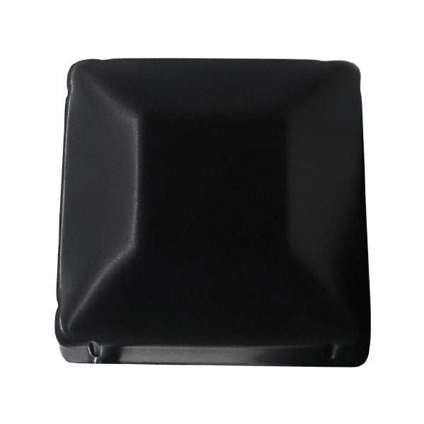 Square Black Steel Post Cap to Suit 75mm Square Posts | GTR313 image 0