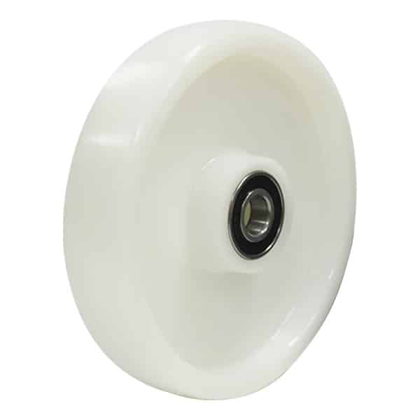 200mm Nylon Wheel | 20mm Axle Diameter (NY832-M20WHT) image 0