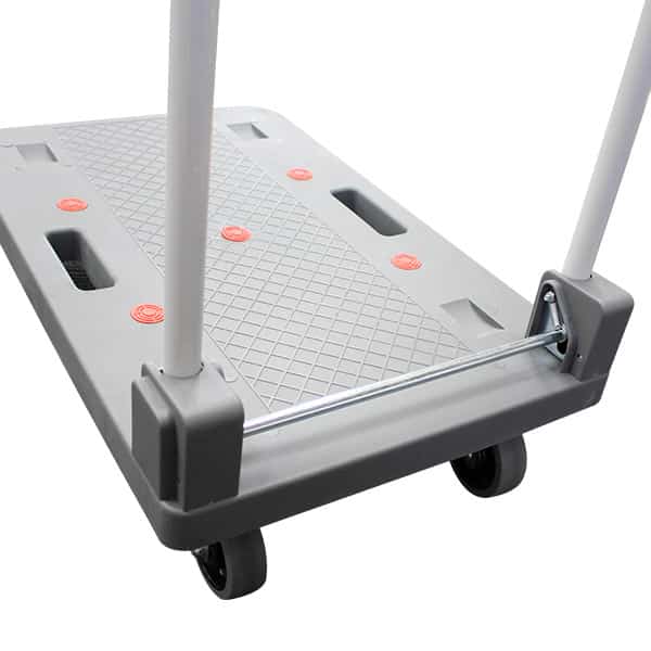 Grey Folding 740x468mm Platform Trolley (PFR024) image 2