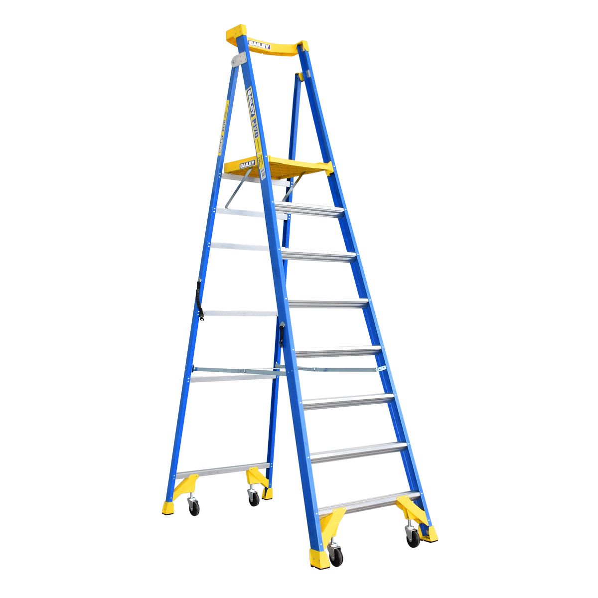 Bailey Fibreglass Platform 8 Step Ladder 170KG | P170-8  FS13535 image 0