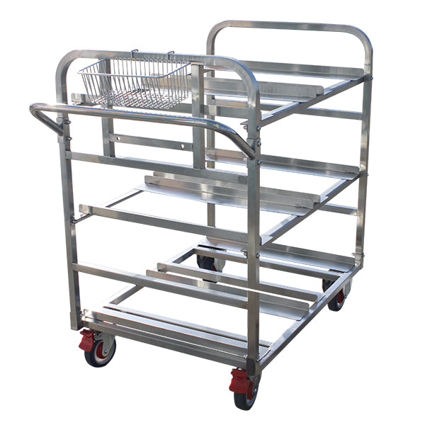 Stainless Steel 6 Bin Order Picker Trolley (OPR030) image 8