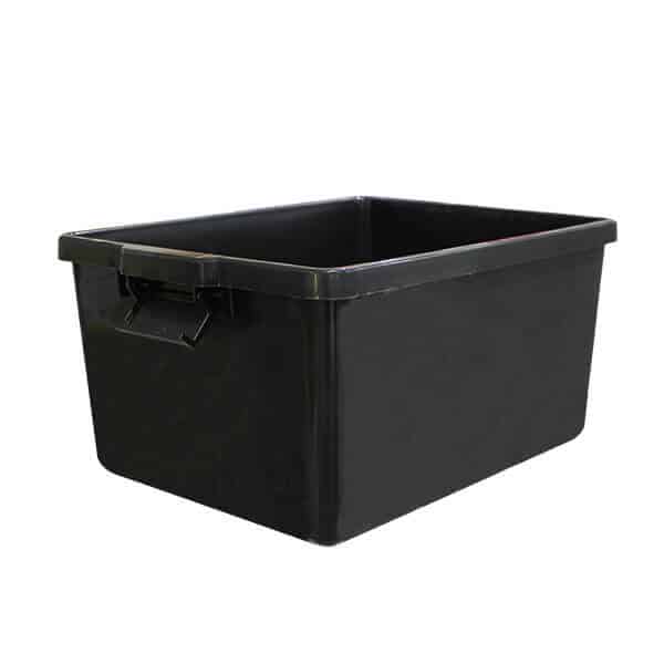Stashaway Bin and Lid 28L Black | 342BELP053BLK image 0