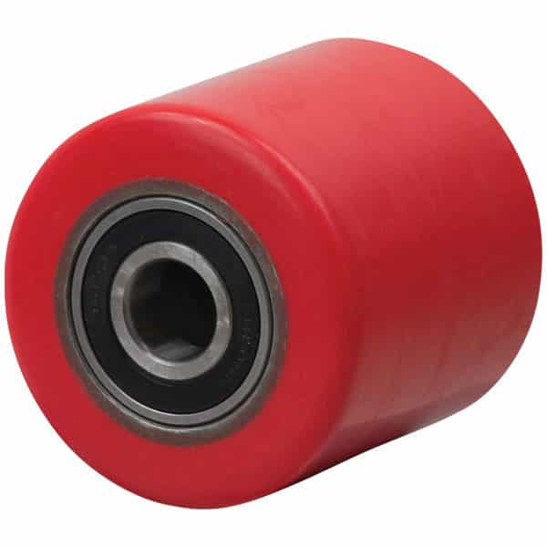 82 x 75mm Polyurethane Roller | 25mm Axle Diameter (PU325-M25) image 0