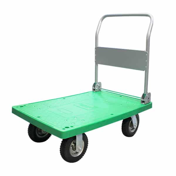 Folding 920X610 Platform Trolley with 215mm Puncture Proof Wheels (FPR002) image 0