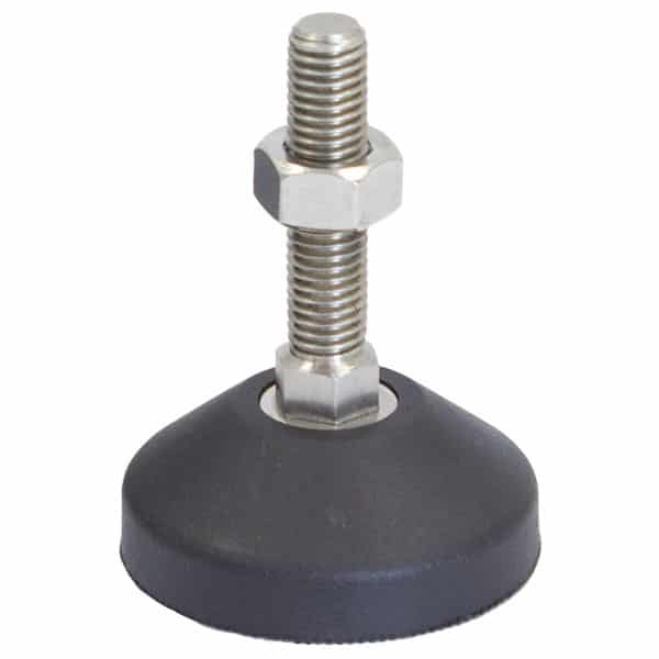M12 Fixed Stem Stainless Steel Levelling Feet | LVR601250FSS image 0