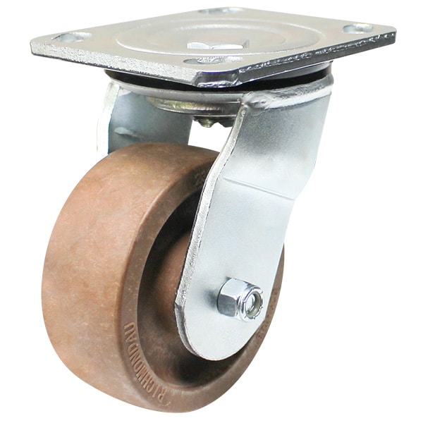 100mm High Temp Polymer 300kg Capacity Castor (S4352) image 0