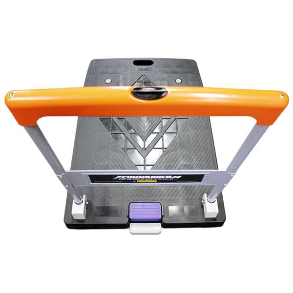 900 x 600mm Folding Platform Trolley with Deadman/Handle Brake | PFR043 image 11