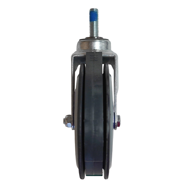 125mm Polyurethane Travelator Castor | 55mm Thread (S5166) image 2