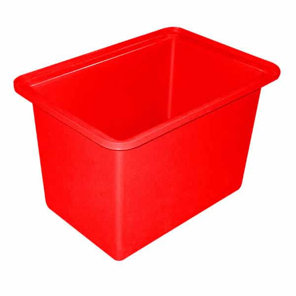 Tapered Rect Tub 150 Litre Red | TRT150RED image 0